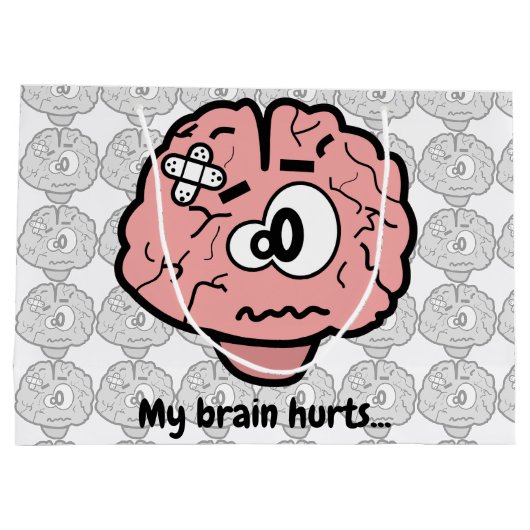 Mijn hersenhutten groot cadeauzakje (Achterkant)