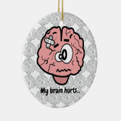 Mijn hersenhutten keramisch ornament (Rechts)