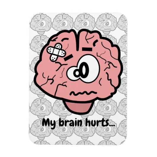 Mijn hersenhutten magneet (Verticaal)