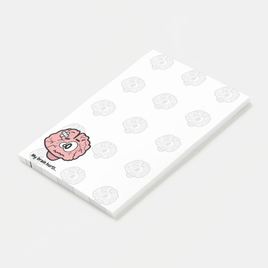 Mijn hersenhutten post-it® notes (Schuin)