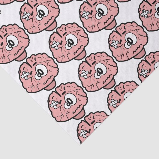 Mijn hersenhutten tissuepapier (Detail)