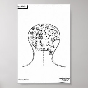 Mijn hersenPoster Poster