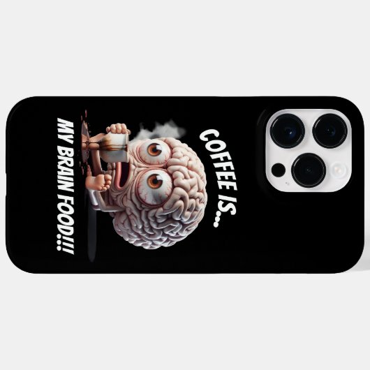 Mijn hersenvoedsel Case-Mate iPhone case (Achterkant (horizontaal))