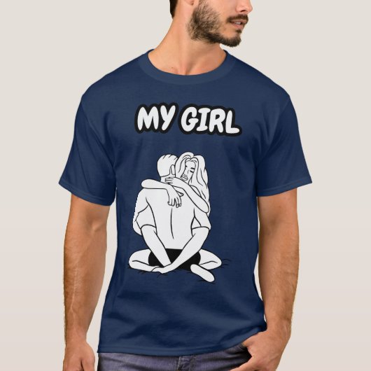 Mijn hete meisje grappig t-shirt (Voorkant)