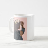 Mijn hidjab is mijn kroon dubbelzijdige mok (Voorkant links)