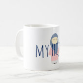 mijn hidjab - mok moslimmeisje (Voorkant links)