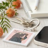 Mijn hijab is mijn kroon sleutelhanger (Voorkant Rechts)