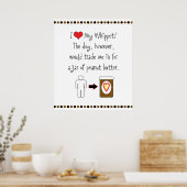 Mijn hippet houdt van Peanut Butter Poster (Keuken)