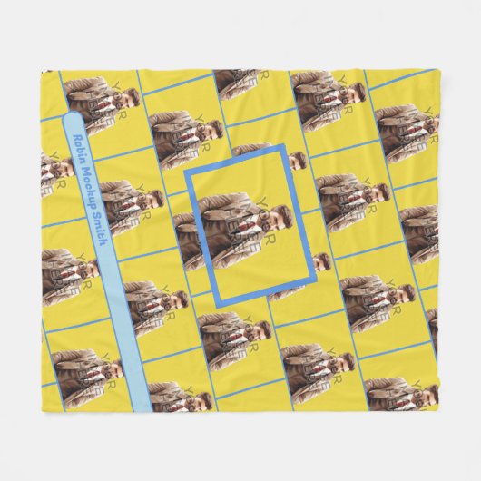 Mijn Hit Pic Photo Custom Personaliseer Fleece Dek (Voorkant (Horizontaal))