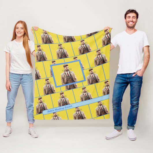 Mijn Hit Pic Photo Custom Personaliseer Fleece Dek Deken (In situ)