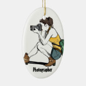 Mijn Hobby is fotografie Keramisch Ornament (Rechts)