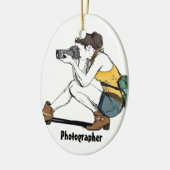 Mijn Hobby is fotografie Keramisch Ornament (Links)