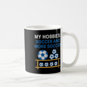 Mijn hobby's Voetbal en meer Voetbal Fan Design Koffiemok