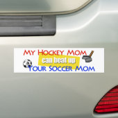 Mijn Hockey mama Bumpersticker (Op auto)