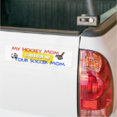 Mijn Hockey mama Bumpersticker (Op Truck)