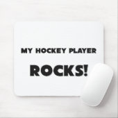 MIJN Hockey Player ROCKS! Muismat (Met muis)