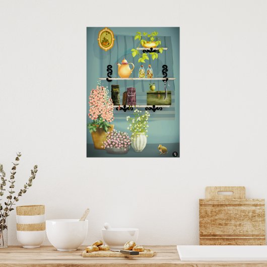 Mijn hoek van Witchy Dingen Poster (Keuken)