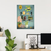 Mijn hoek van Witchy Dingen Poster (Thuiskantoor)