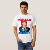 Mijn Homeboy Donald Trump voor President T-shirt (Voorkant volledig)