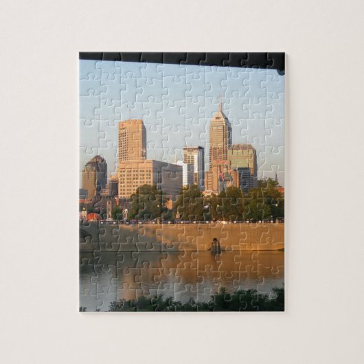 Mijn Hometown Indy Foto van Dale Wilhelm Legpuzzel (Verticaal)