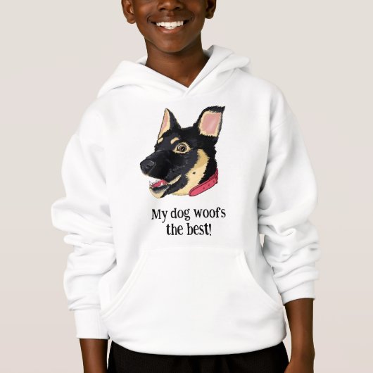 Mijn hond blaft het beste | Grappige Duitse herder (Voorkant)