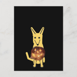 Mijn hond Buddy en Pumpkin, ansichtkaart Briefkaart