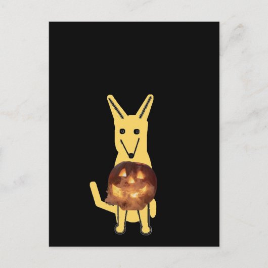 Mijn hond Buddy en Pumpkin, ansichtkaart Briefkaart (Voorkant)