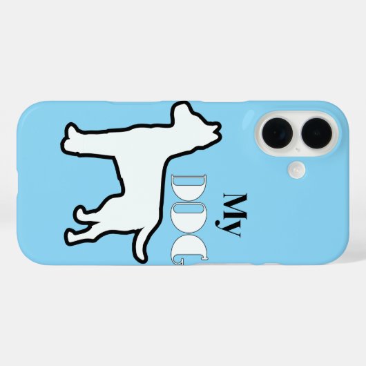 Mijn hond Case-Mate iPhone case (Achterkant (horizontaal))