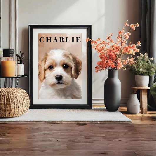 Mijn hond Charlie fotoprint Foto Afdruk