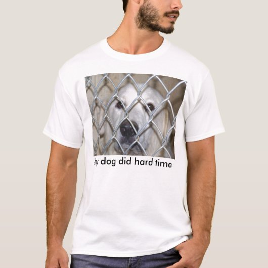 Mijn hond deed het hard t-shirt (Voorkant)