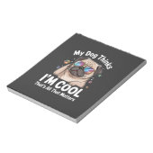 Mijn hond denkt dat ik cool ben dat is alles wat t notitieblok (Linkerzijde)