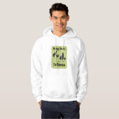 Mijn hond denkt dat ik Hilarious Pet Funny ben Hoodie (Voorkant volledig)