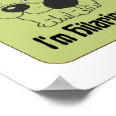 Mijn hond denkt dat ik Hilarious Pet Funny ben Poster (Hoek)