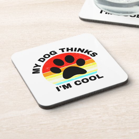 Mijn hond denkt dat ik kool ben bier onderzetter (Linkerzijde)