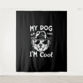 Mijn hond denkt dat ik kool ben wandkleed (Voorkant)