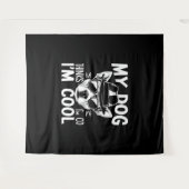 Mijn hond denkt dat ik kool ben wandkleed (Voorkant (horizontaal))