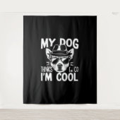 Mijn hond denkt dat ik kool ben wandkleed (Voorkant)
