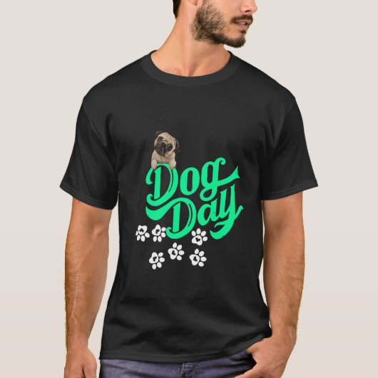 Mijn hond denkt dat ik perfect ben t-shirt (Voorkant)