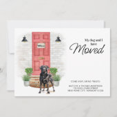 Mijn hond en ik hebben de zwarte labrador verplaat aankondiging (Voorkant)