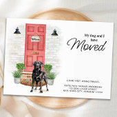 Mijn hond en ik hebben de zwarte labrador verplaat aankondiging