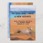 Mijn hond en ik hebben een mededeling aankondiging (Voorkant / Achterkant)