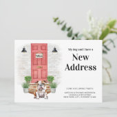 Mijn hond en ik hebben een nieuw adres: English Bu Aankondiging (Staand voorkant)