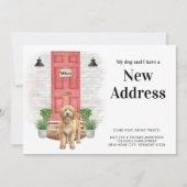 Mijn hond en ik hebben een nieuw adres Golden Dood Aankondiging (Voorkant)