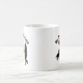 Mijn hond en ik hou van rally zitten koffiemok (Center)