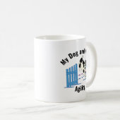 Mijn hond en ik houden van Agility Mutt Koffiemok (Voorkant rechts)