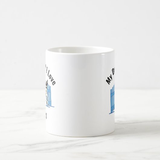 Mijn hond en ik houden van Agility Mutt Koffiemok (Center)