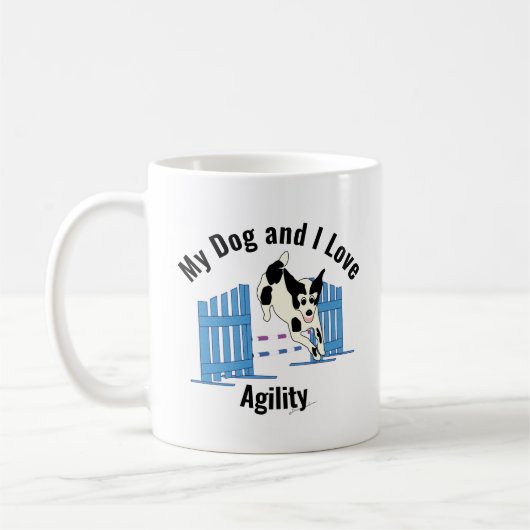 Mijn hond en ik houden van Agility Mutt Koffiemok (Links)