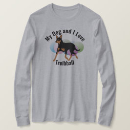 Mijn hond en ik houden van Treibball Kelpie T-shirt