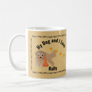 Mijn Hond en Ik Liefde Rally Beardie Weaving Koffiemok