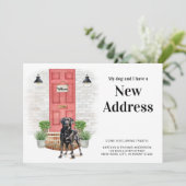 Mijn hond en ik richten zich op Black Labrador Mov Aankondiging (Staand voorkant)